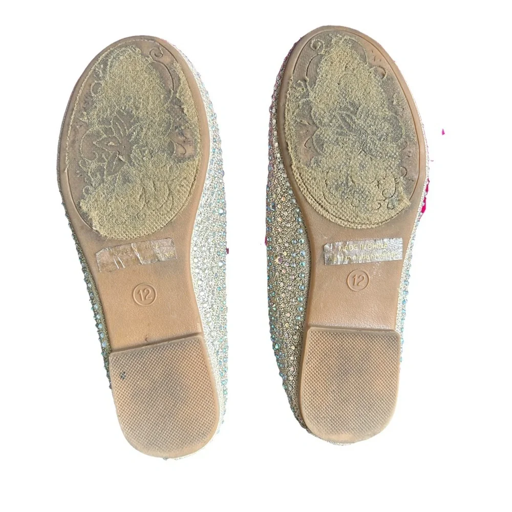 Dream Pairs Gold Glitter Flats